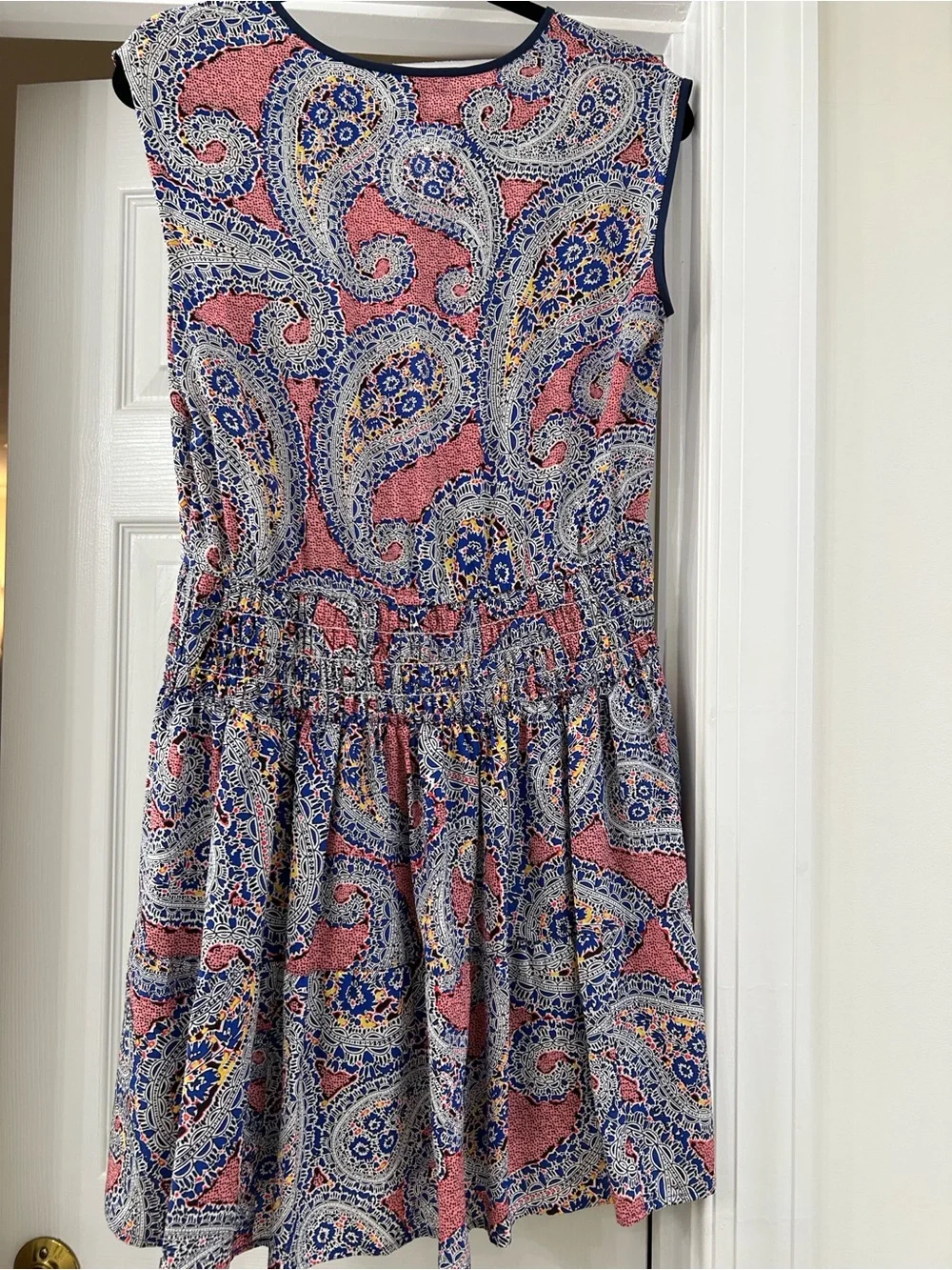 J. Crew Silk Sleeveless Paisley Print Dress